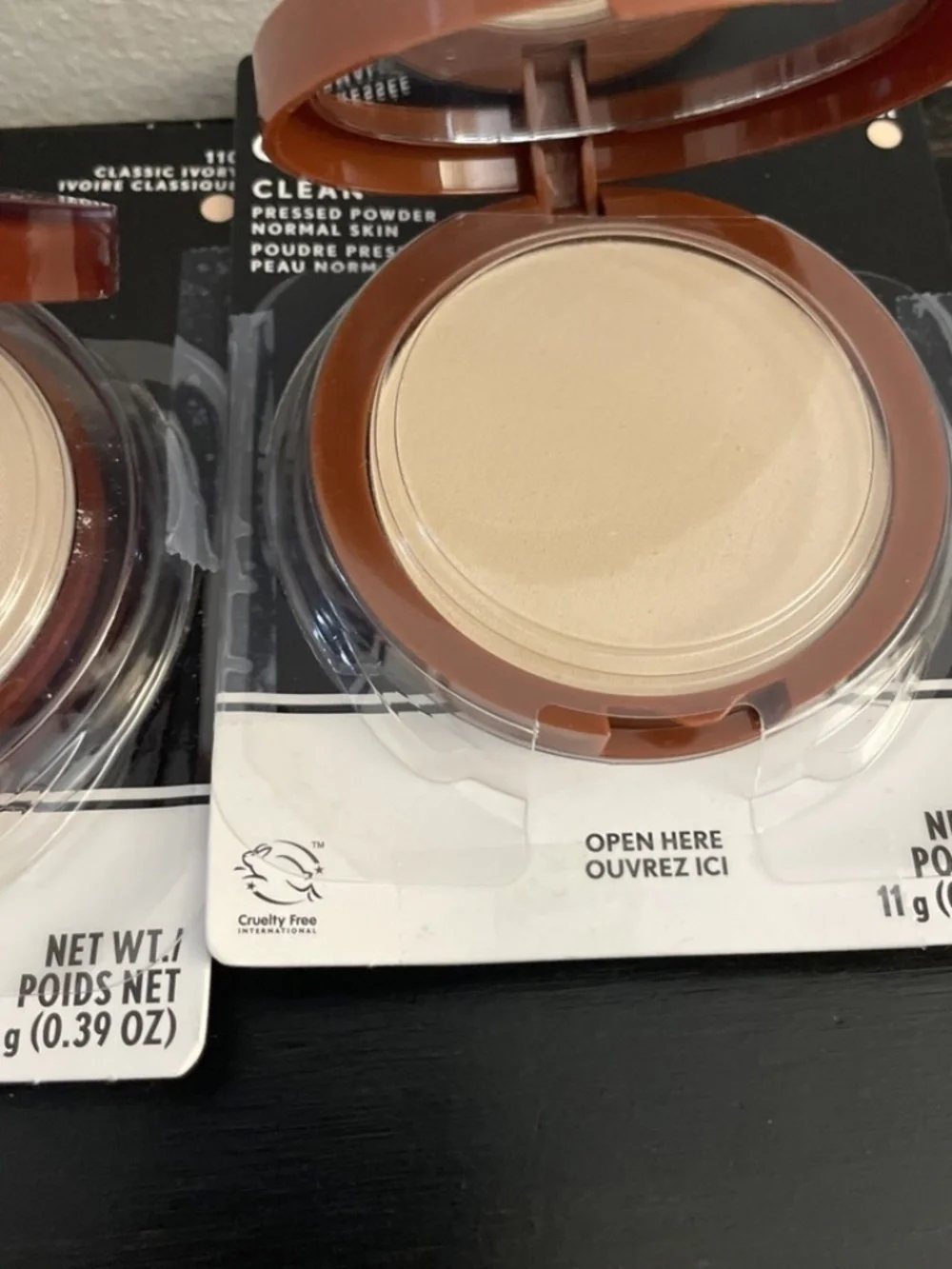 CoverGirl Clean Pressed Powder 110 Classic Ivory x3 SEE DESCRIPTION